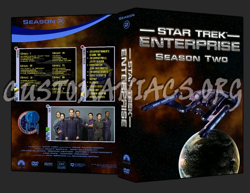 Star Trek: Enterprise Seasons 1-4 dvd cover