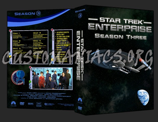 Star Trek: Enterprise Seasons 1-4 dvd cover