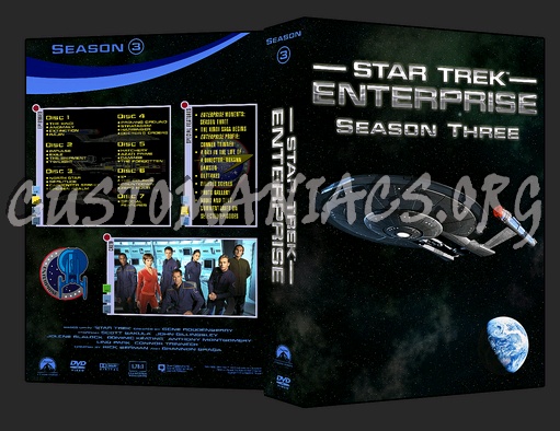 Star Trek: Enterprise Seasons 1-4 dvd cover