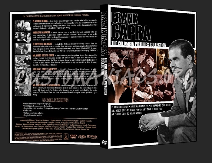 Frank Capra - The Columbia Pictures Collection dvd cover