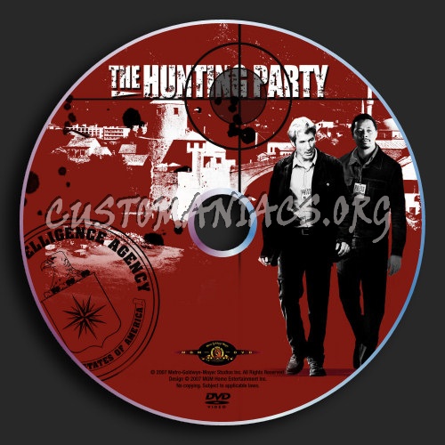 The Hunting Party dvd label