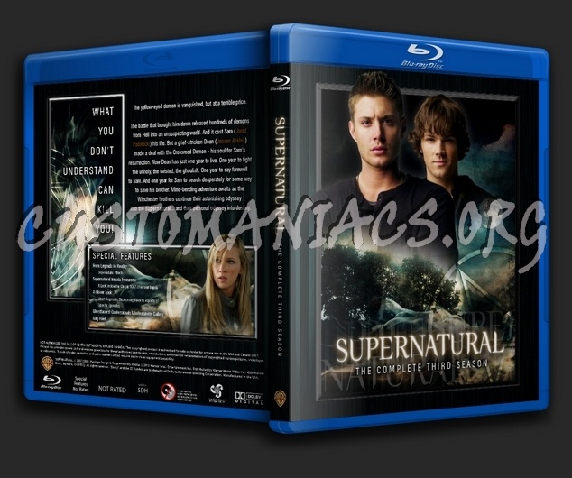 Supernatural - Season 3 blu-ray cover