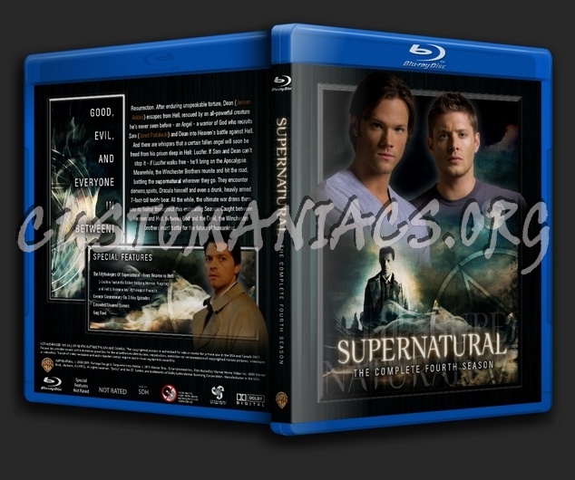 Supernatural - Season 4 blu-ray cover
