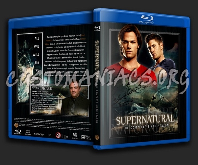 Supernatural - Season 6 blu-ray cover