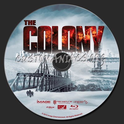 The Colony blu-ray label