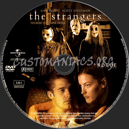 The Strangers dvd label