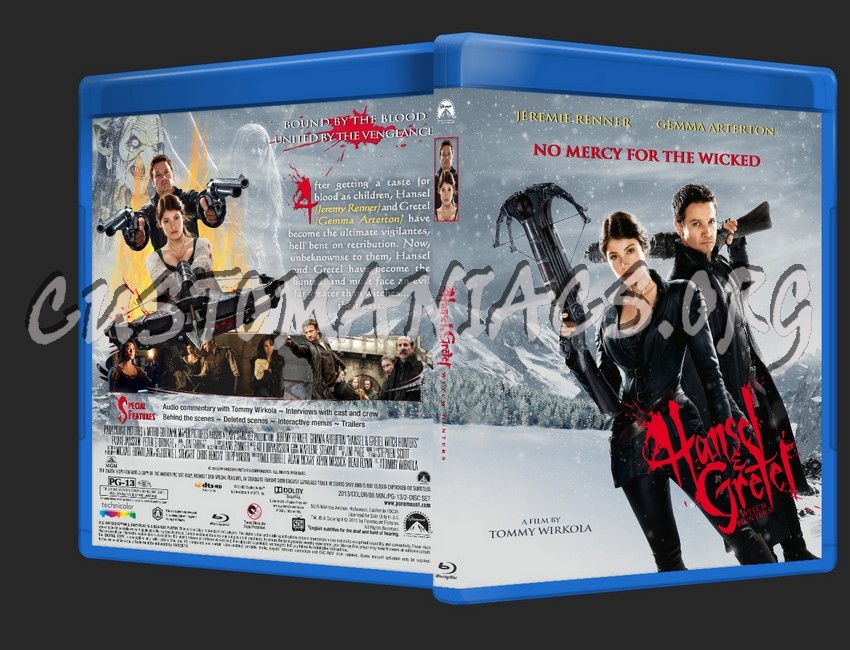 Hansel & Gretel Witch Hunters blu-ray cover
