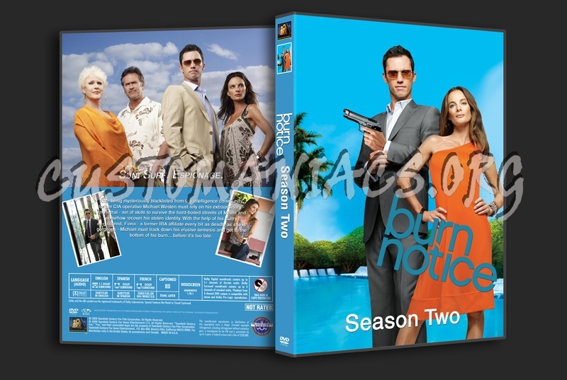 Burn Notice : Season 1-4 dvd cover