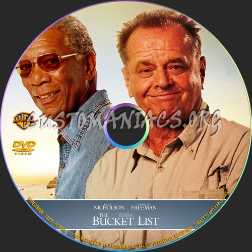 The Bucket List dvd label