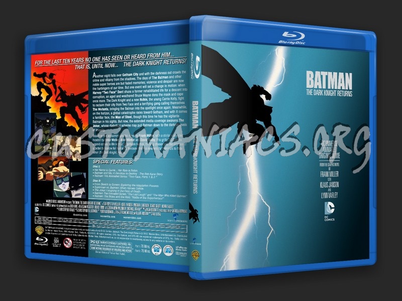 Batman The Dark Knight Returns blu-ray cover