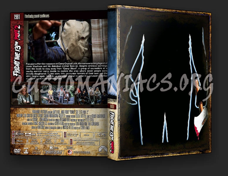 Friday the 13th Part 2 dvd cover