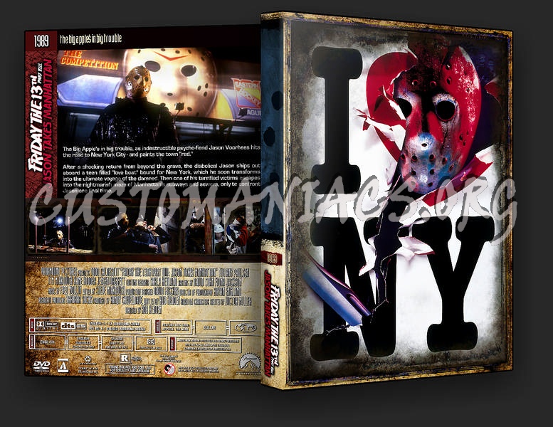 Friday the 13th Part VIII: Jason Takes Manhattan dvd cover