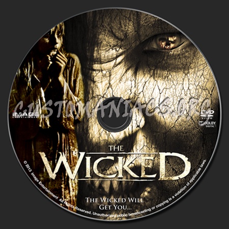 The Wicked dvd label