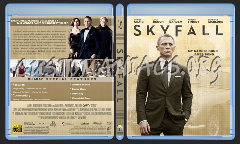 Skyfall blu-ray cover
