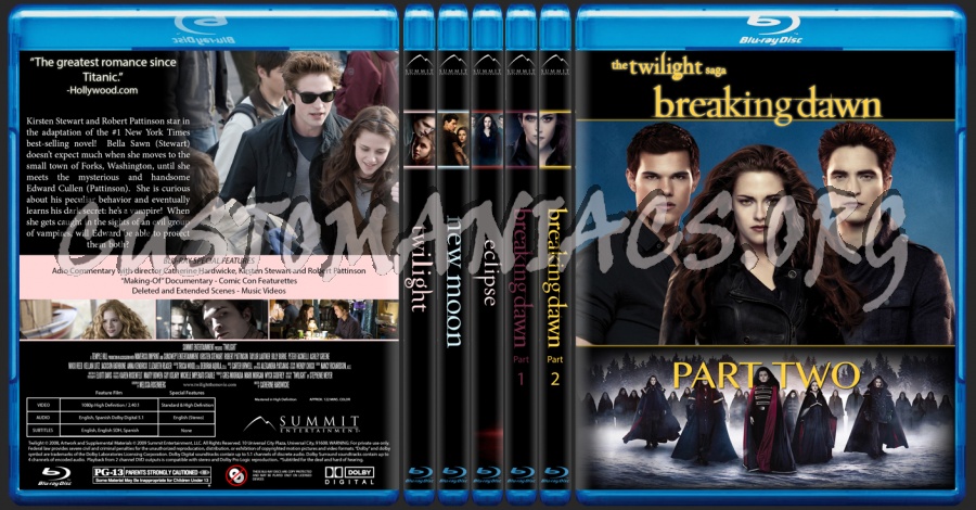 The Twilight Saga dvd cover