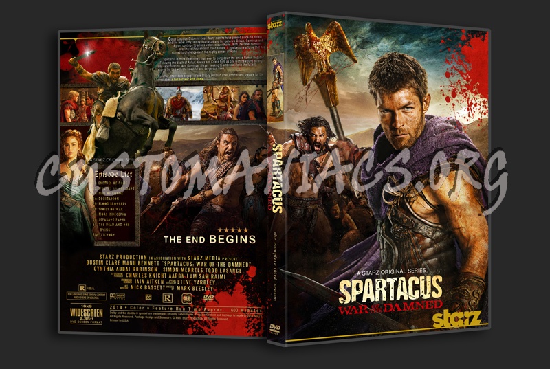Spartacus War of the Damned dvd cover