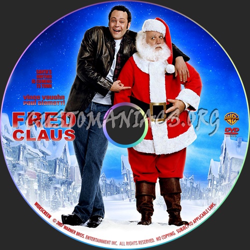 Fred Claus dvd label