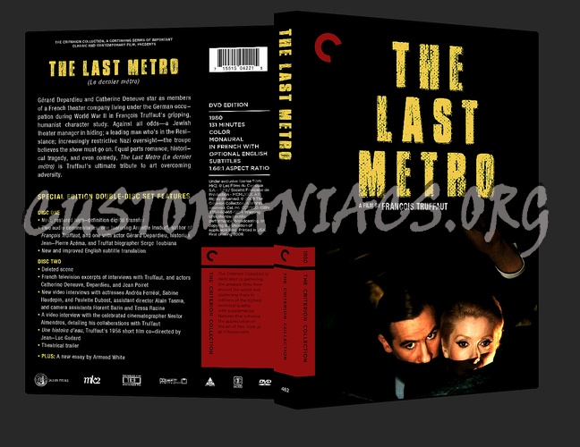 462 - The Last Metro dvd cover