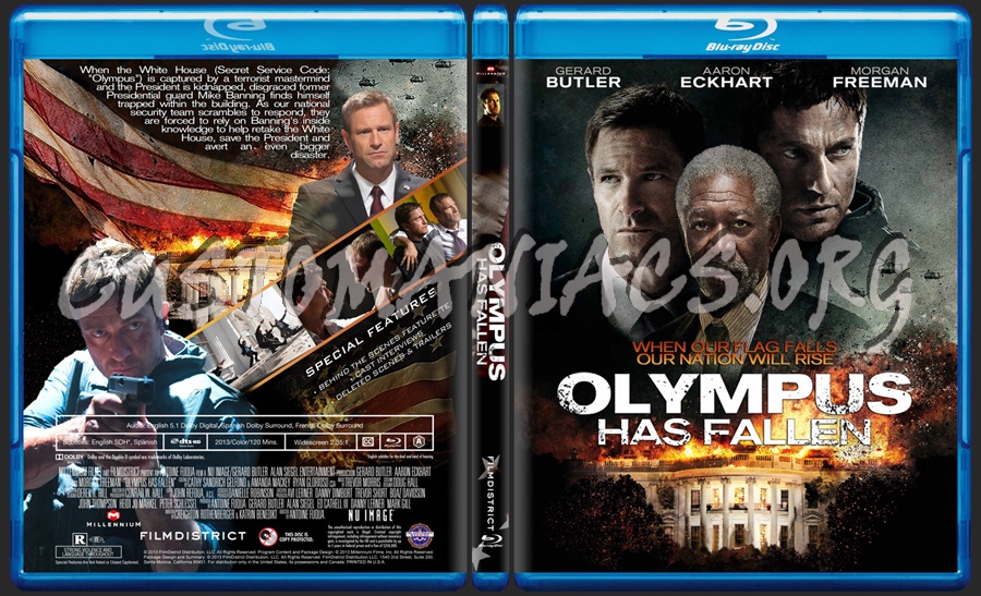 Olympus Has Fallen dvd cover