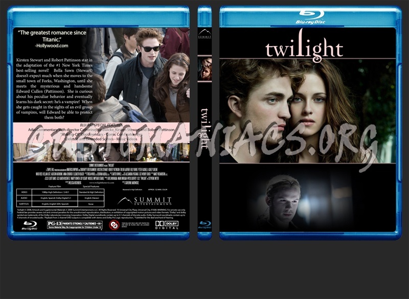 The Twilight Saga dvd cover