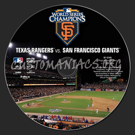 2010 World Series blu-ray label