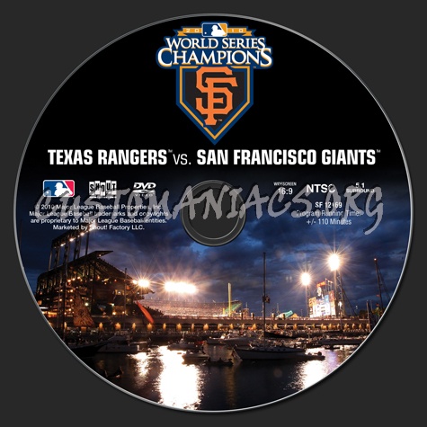 2010 World Series dvd label