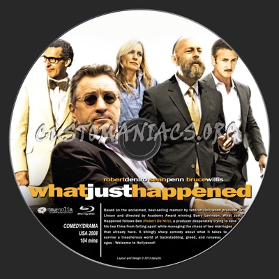 What Just Happened blu-ray label