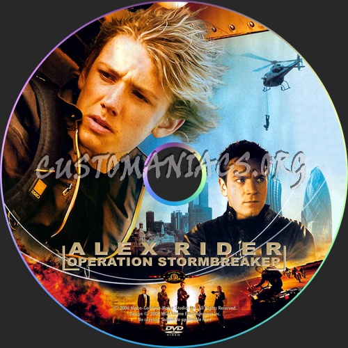 Stormbreaker dvd label