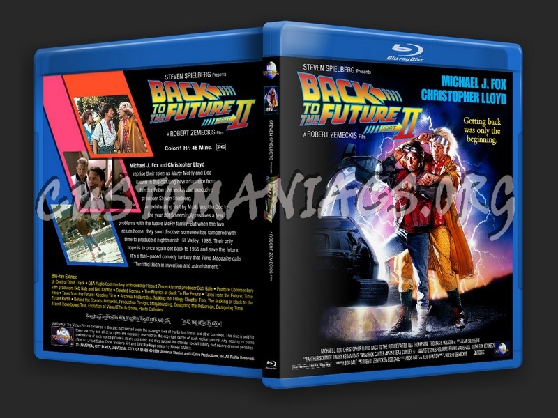 Back to the Future Part II blu-ray cover