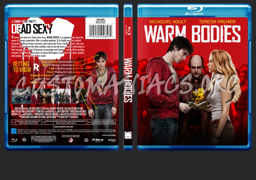 Warm Bodies blu-ray cover