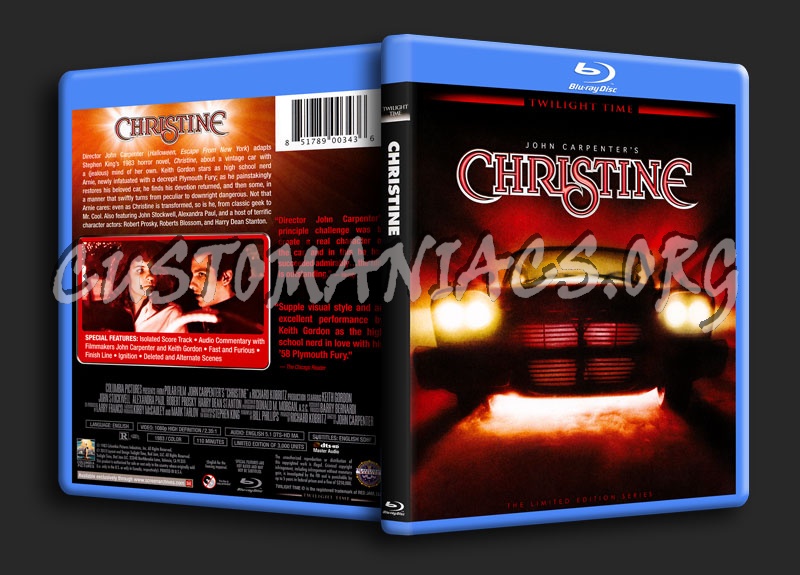 Christine blu-ray cover