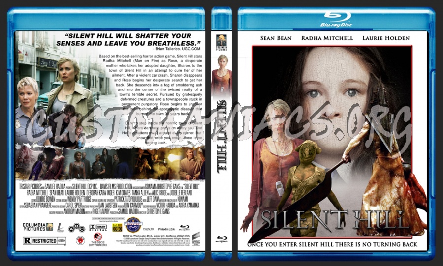 Silent Hill blu-ray cover