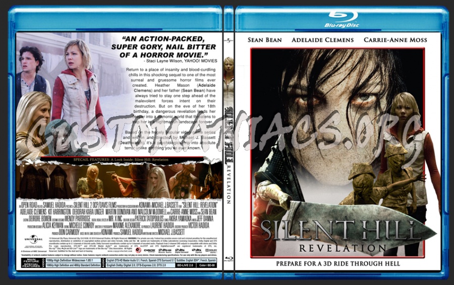 Silent Hill Revelation blu-ray cover