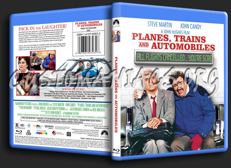 Planes, Trains and Automobiles blu-ray cover - DVD Covers & Labels by ...