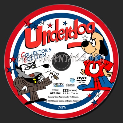 Underdog dvd label