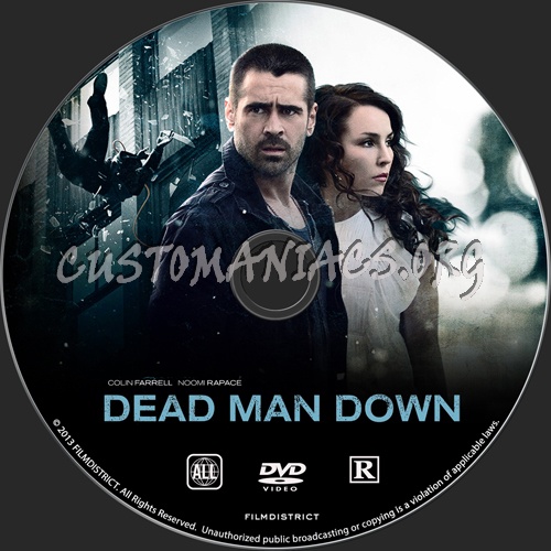 Dead Man Down dvd label