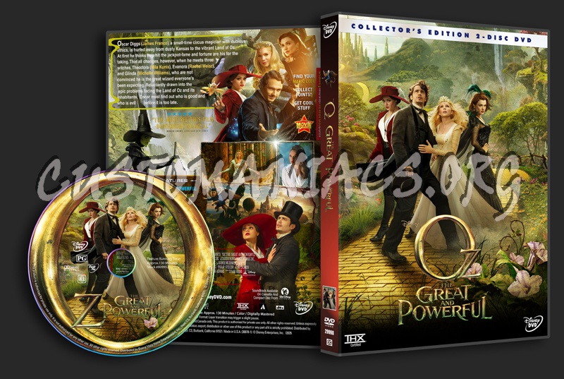 Oz the Great and Powerful dvd cover