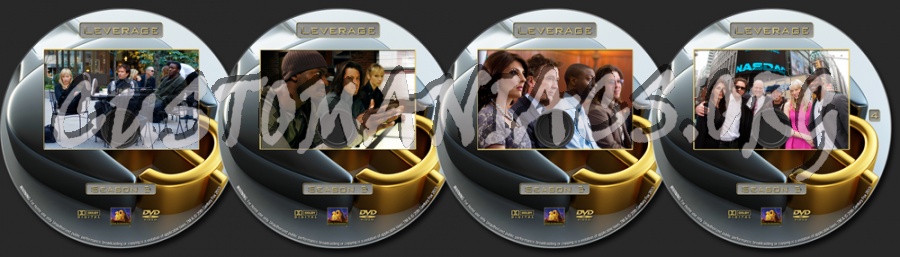 Leverage Season 5 dvd label