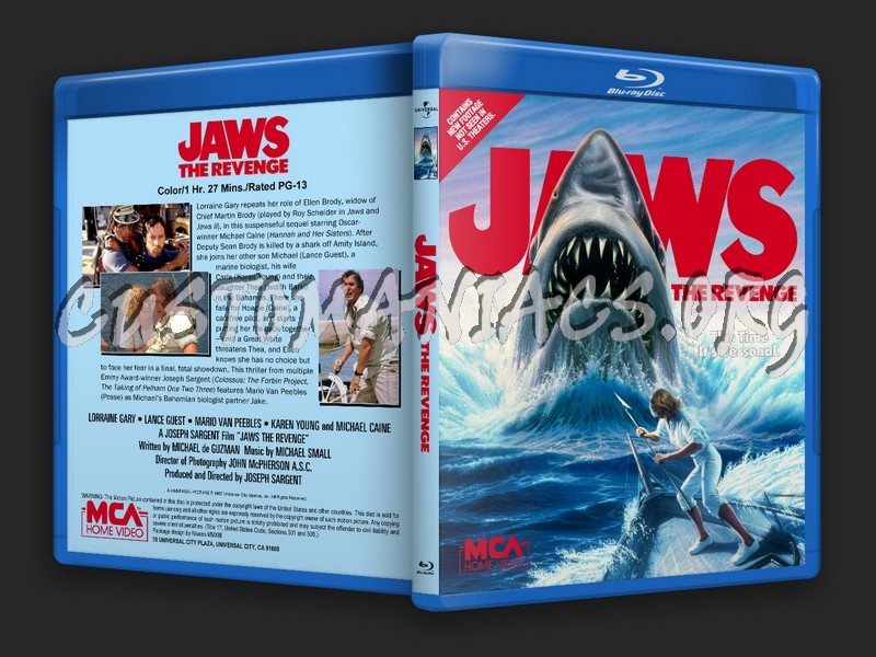 Jaws The Revenge blu-ray cover