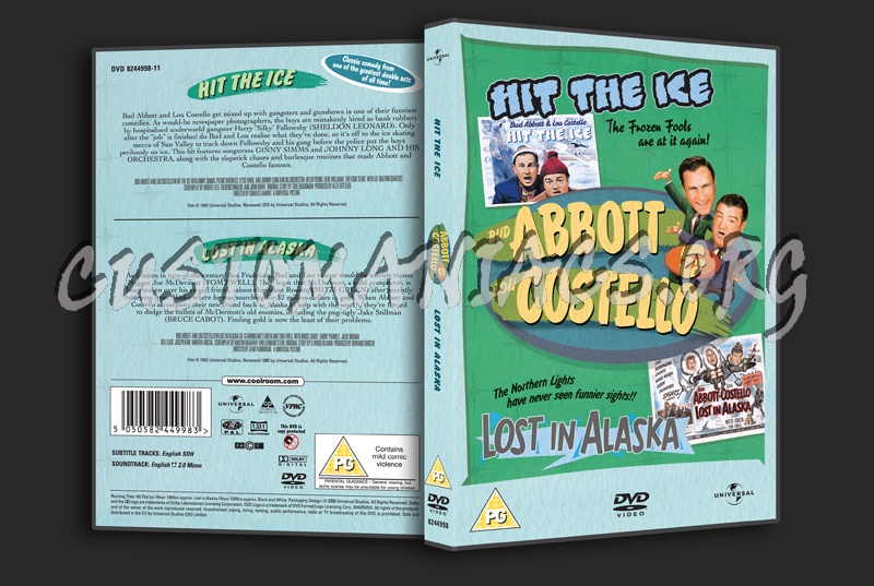 Abbott & Costello: Hit the Ice / Lost in Alaska dvd cover