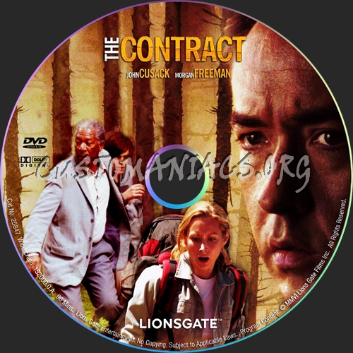 The Contract dvd label