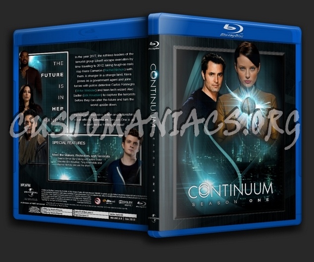 Continuum - Season 1 blu-ray cover