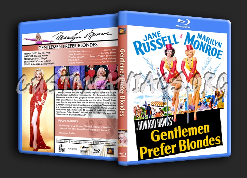 Gentlemen Prefer Blondes blu-ray cover