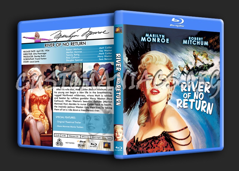 River Of No Return blu-ray cover