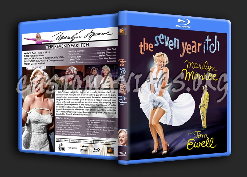 The Seven Year Itch blu-ray cover