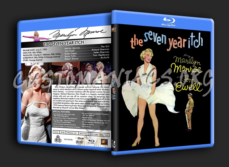 The Seven Year Itch blu-ray cover