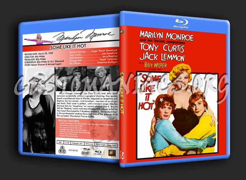 Some Like It Hot blu-ray cover