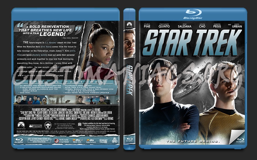 Star Trek blu-ray cover