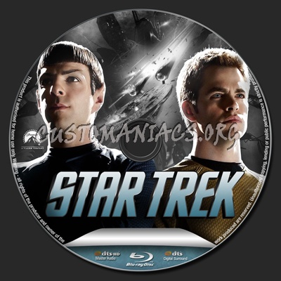 Star Trek blu-ray label