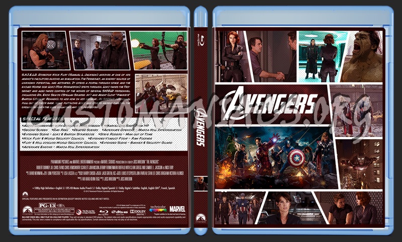 Avengers blu-ray cover